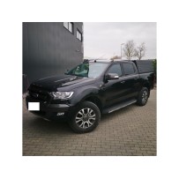 Hardtop Explorer noir strié Double Cabine Ford Ranger 2012-2022 Alu-Cab
